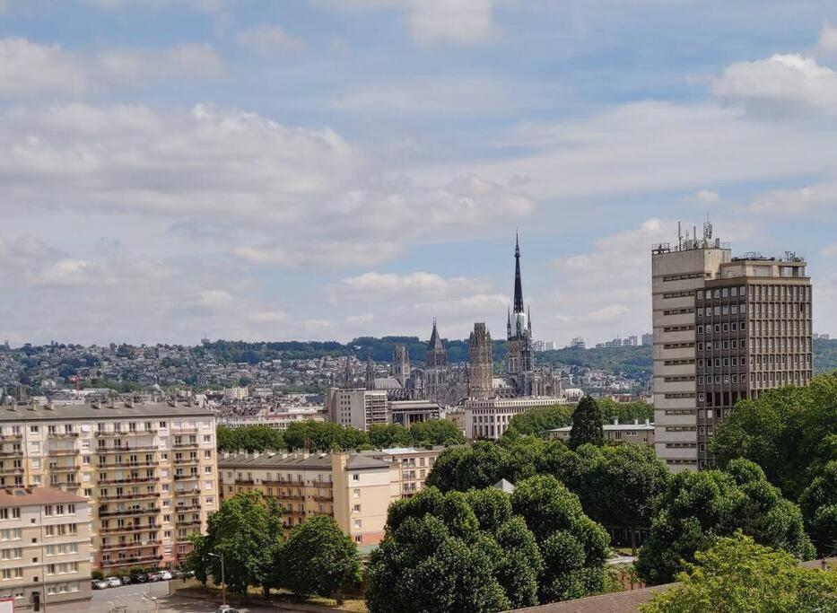 Spacieux F4 Avec Vue Panoramique Et 2 Places De Parking Rouen Ngoại thất bức ảnh